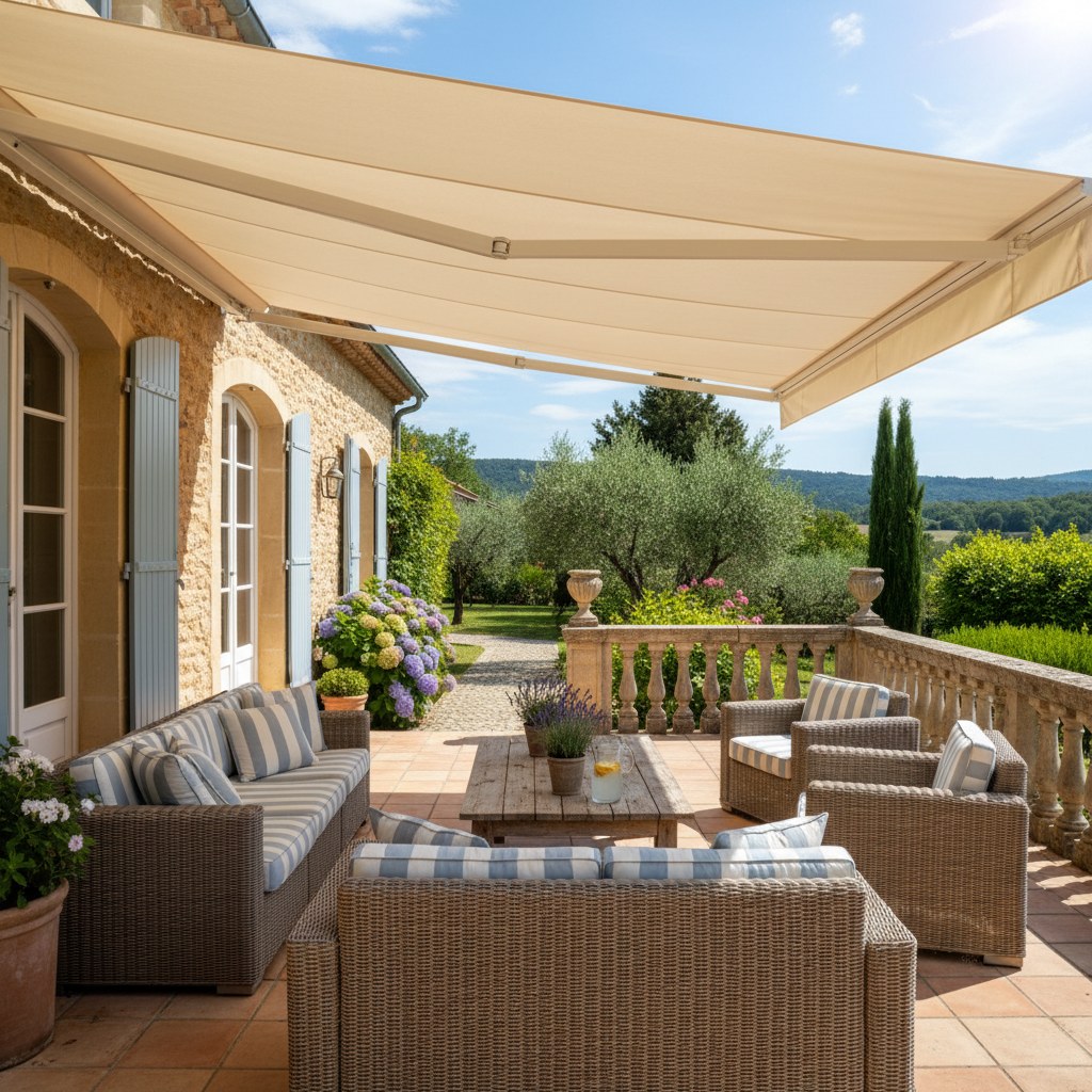 Store banne toile motorisation et taille guide