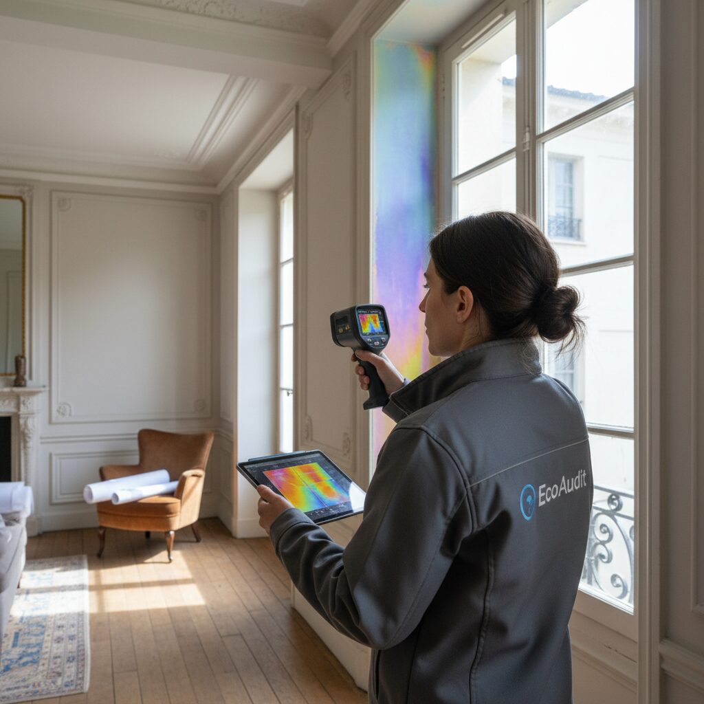 Un audit énergétique identifie les postes de déperdition avant de demander les certificats d'économie d'énergie.