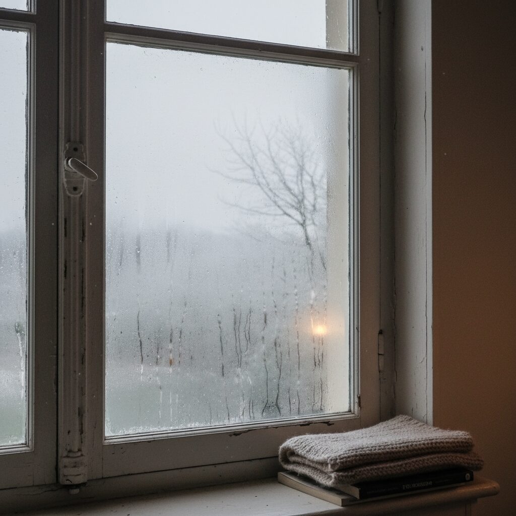 La condensation sur les vitres est le signe le plus visible d'une performance thermique insuffisante.