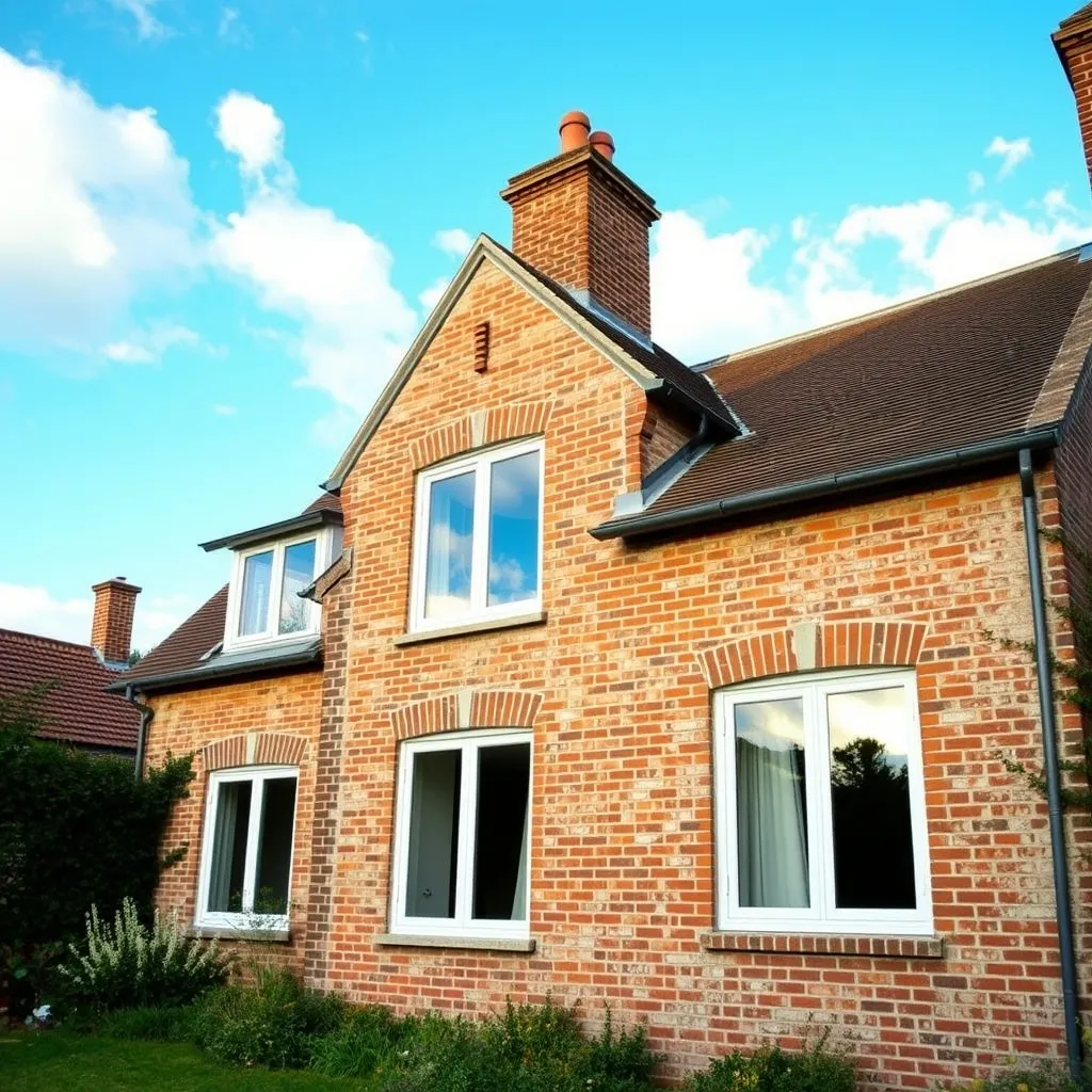 Maison rénovée avec des fenêtres double vitrage neuves dans les Hauts-de-France