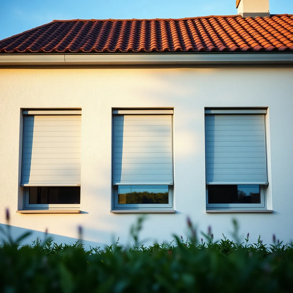 Volets roulants solaires posés sur une maison moderne : un résultat esthétique et fonctionnel