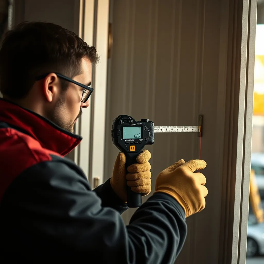La prise de mesures précise du tableau de porte est la première étape indispensable
