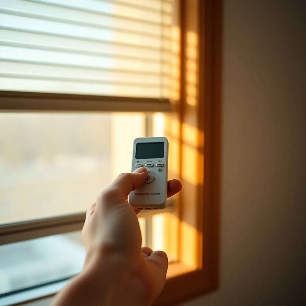 Télécommande Bubendorff utilisée pour programmer le volet roulant solaire