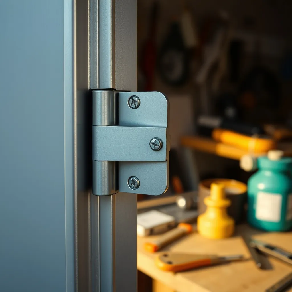 Les vis de réglage latéral et vertical sont accessibles directement sur la paumelle