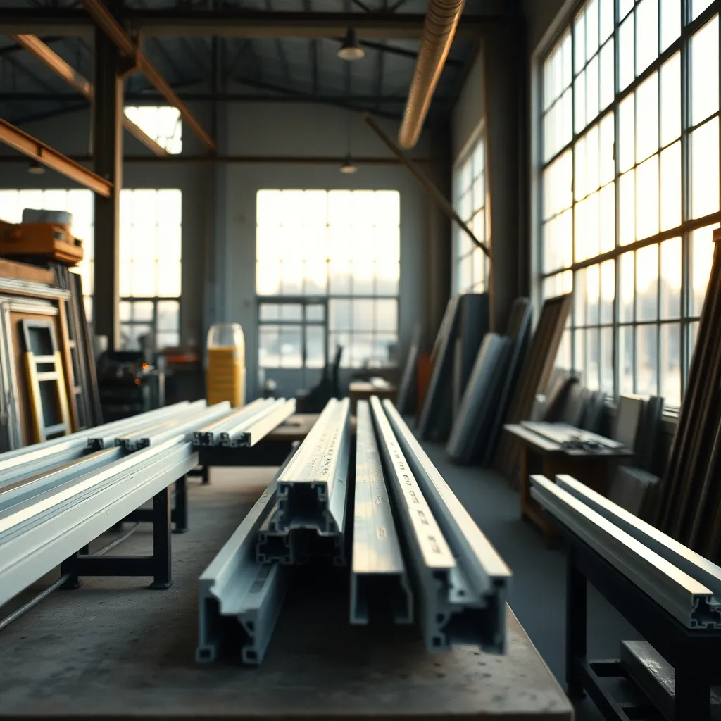 Atelier de fabrication de profilés aluminium pour vérandas sur mesure