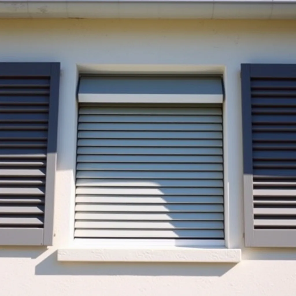 Volets roulants motorisés en aluminium pour la protection solaire estivale