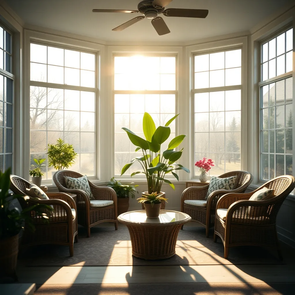 Le sunroom américain est l'équivalent de notre véranda française outre-Atlantique