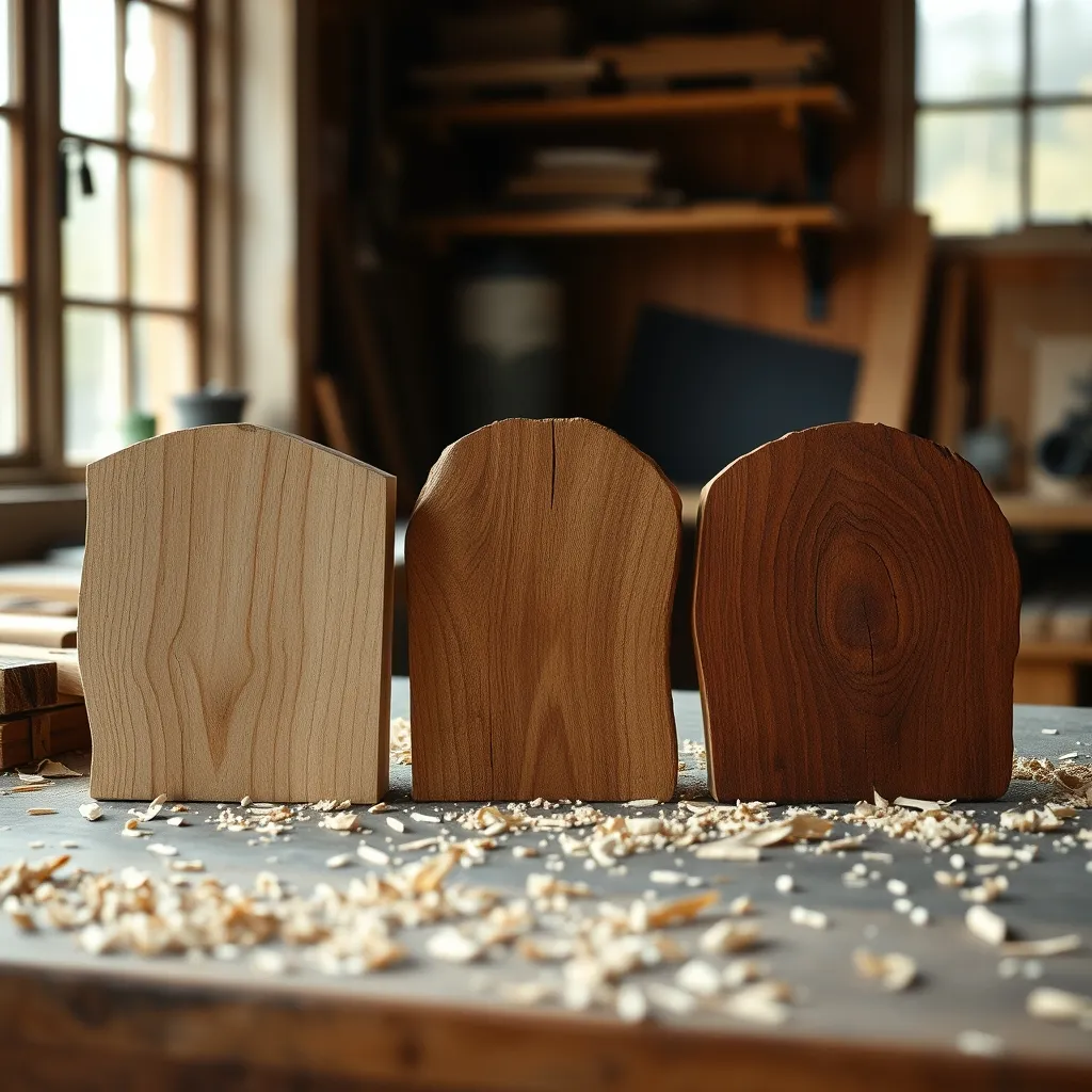 Comparaison des essences de bois courantes pour fenêtres : pin, chêne et méranti