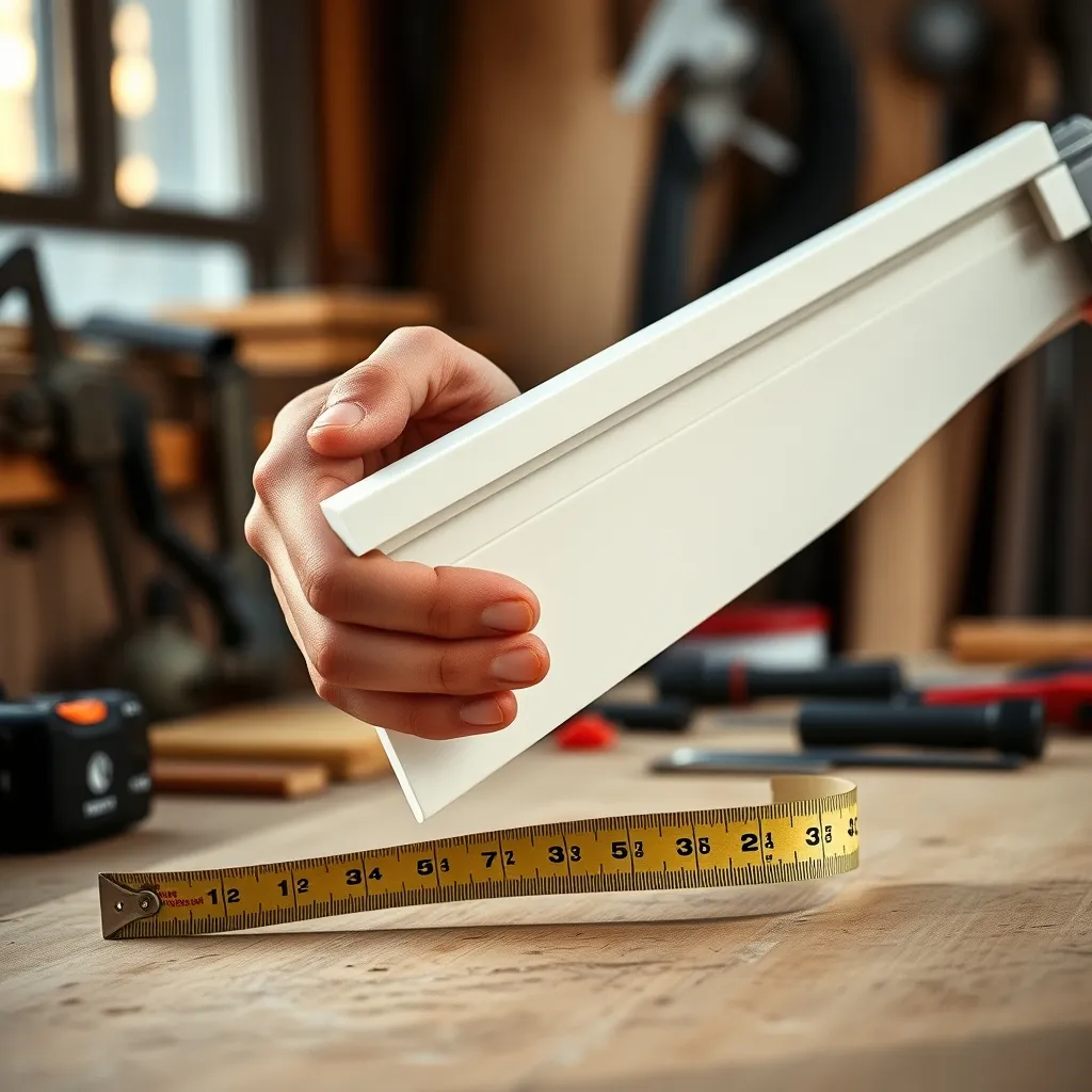 Mesurer précisément la hauteur de la lame PVC avant de commander la pièce de remplacement