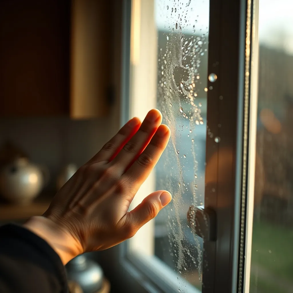 Le test du doigt permet de vérifier si la buée se situe côté intérieur ou entre les verres