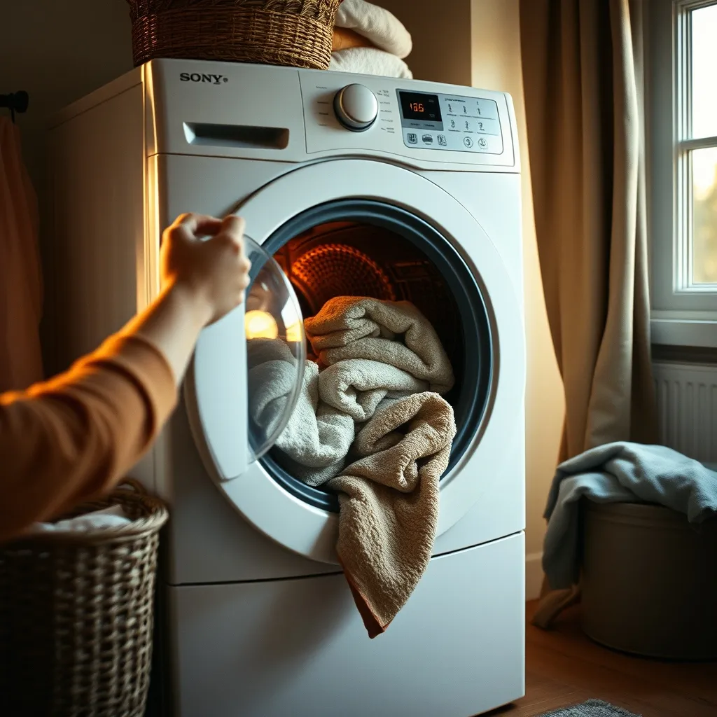 Du linge frais et parfaitement sec grâce à un séchage en douceur par pompe à chaleur